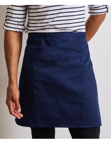 PRE-PR141-Colours Mid Length Apron with Pocket